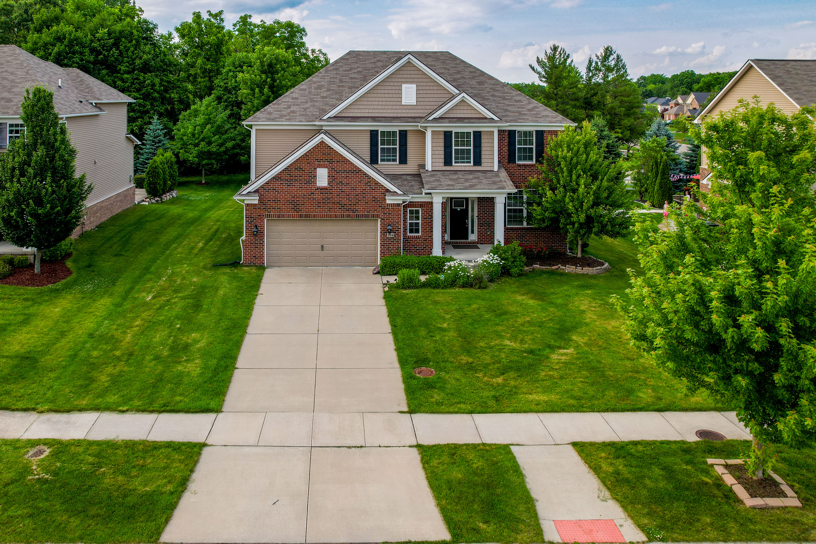 Aerial property photography